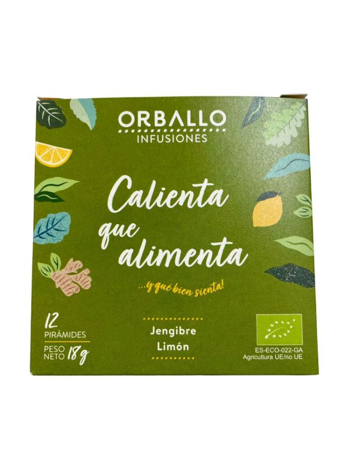 INFUSIONES ORBALLO  CALIENTA QUE ALIMENTA